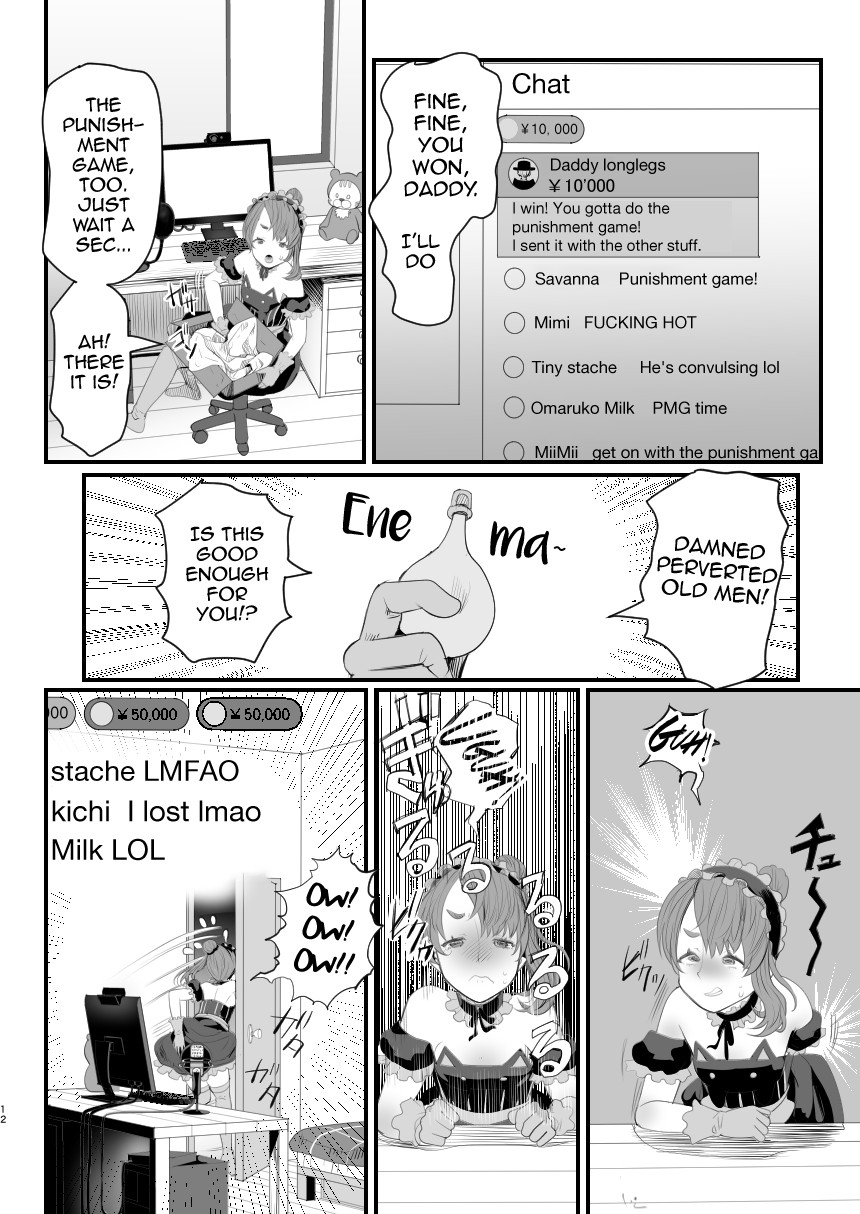 Otokonoko Haishinsha Nagesen ni Noserarete Hamerarechaimashita page 12