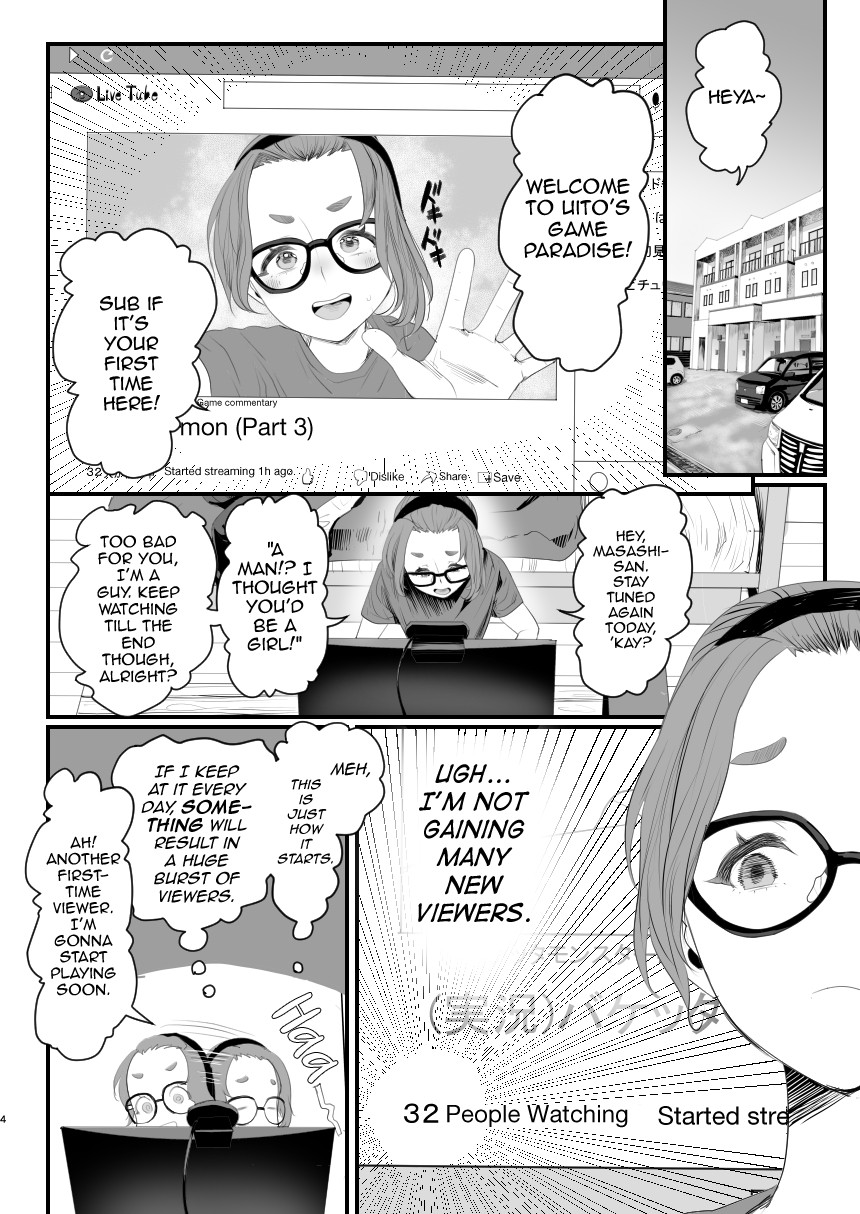 Otokonoko Haishinsha Nagesen ni Noserarete Hamerarechaimashita page 4