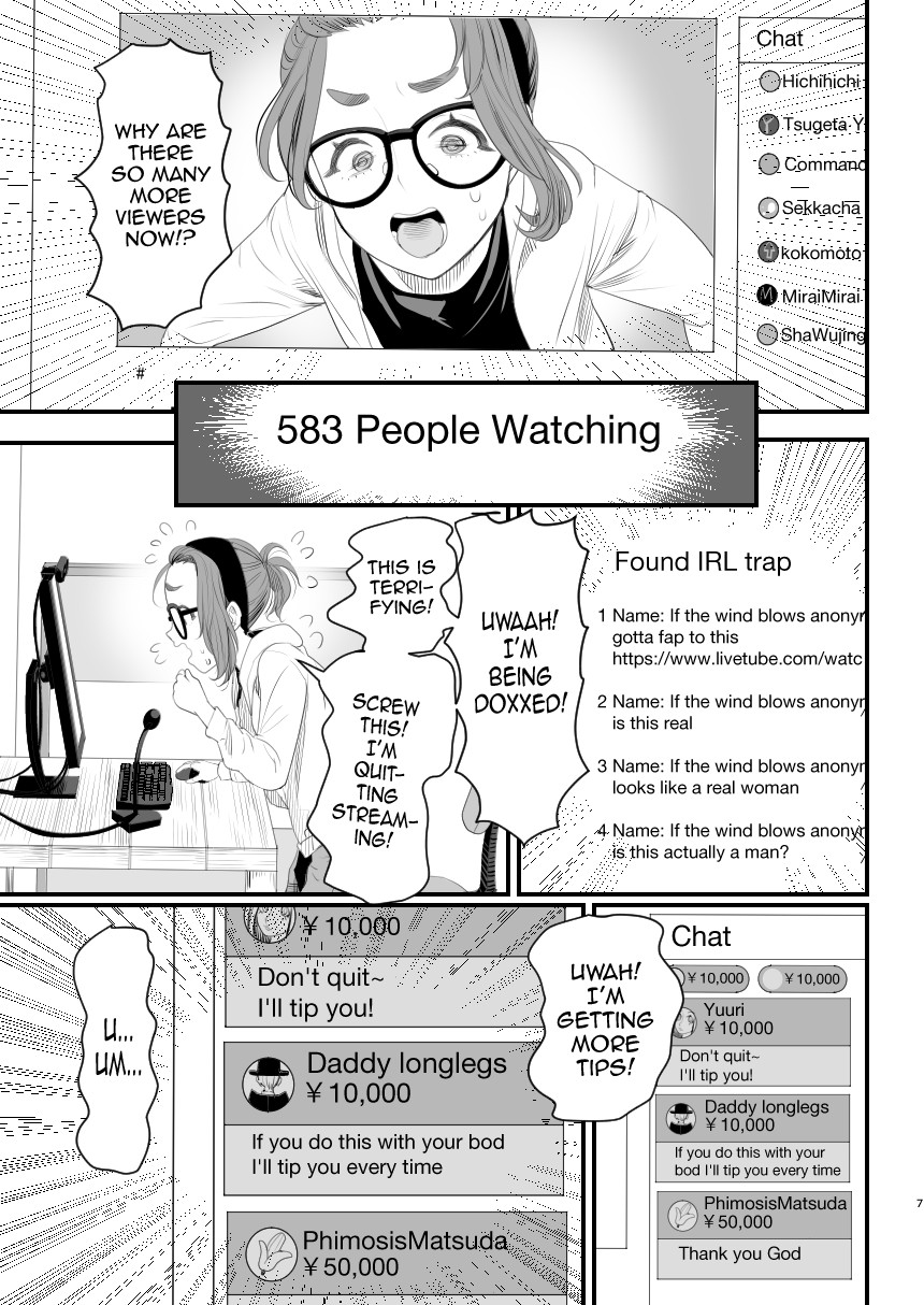 Otokonoko Haishinsha Nagesen ni Noserarete Hamerarechaimashita page 7