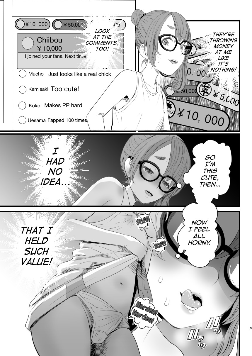 Otokonoko Haishinsha Nagesen ni Noserarete Hamerarechaimashita page 9