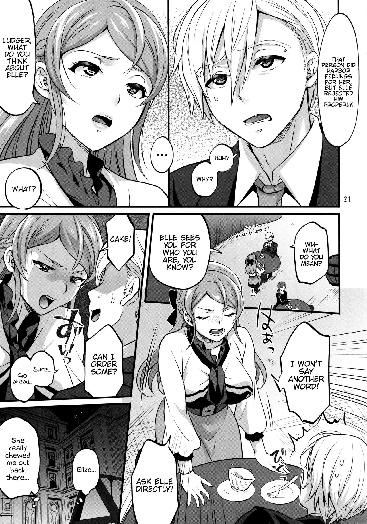 Otona ni Natte mo Kawarazu Futanari Elle ni Furimawasareru! page 20