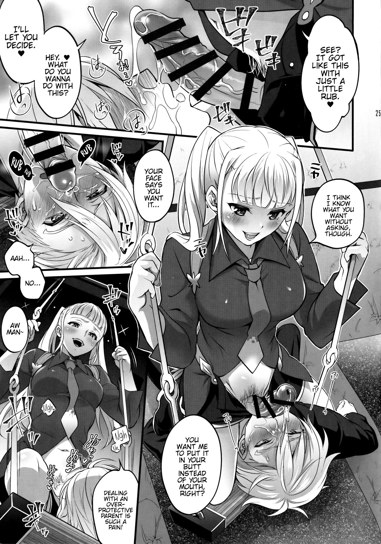 Otona ni Natte mo Kawarazu Futanari Elle ni Furimawasareru! page 24