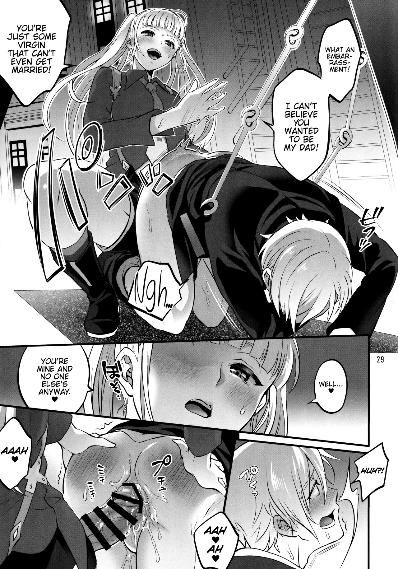 Otona ni Natte mo Kawarazu Futanari Elle ni Furimawasareru! page 28