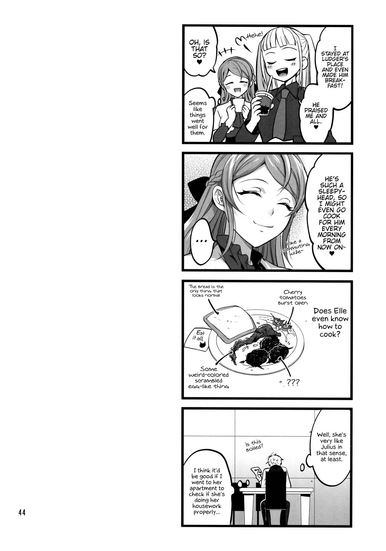 Otona ni Natte mo Kawarazu Futanari Elle ni Furimawasareru! page 43