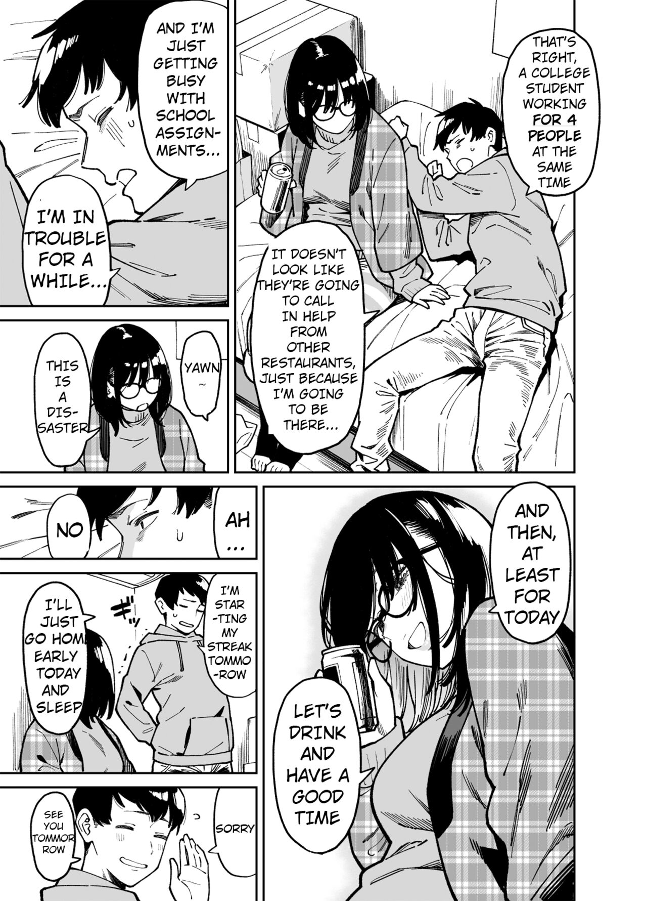 Otonari no Darashina Onee-san ni Nagusamerareru Hanashi 2 page 10