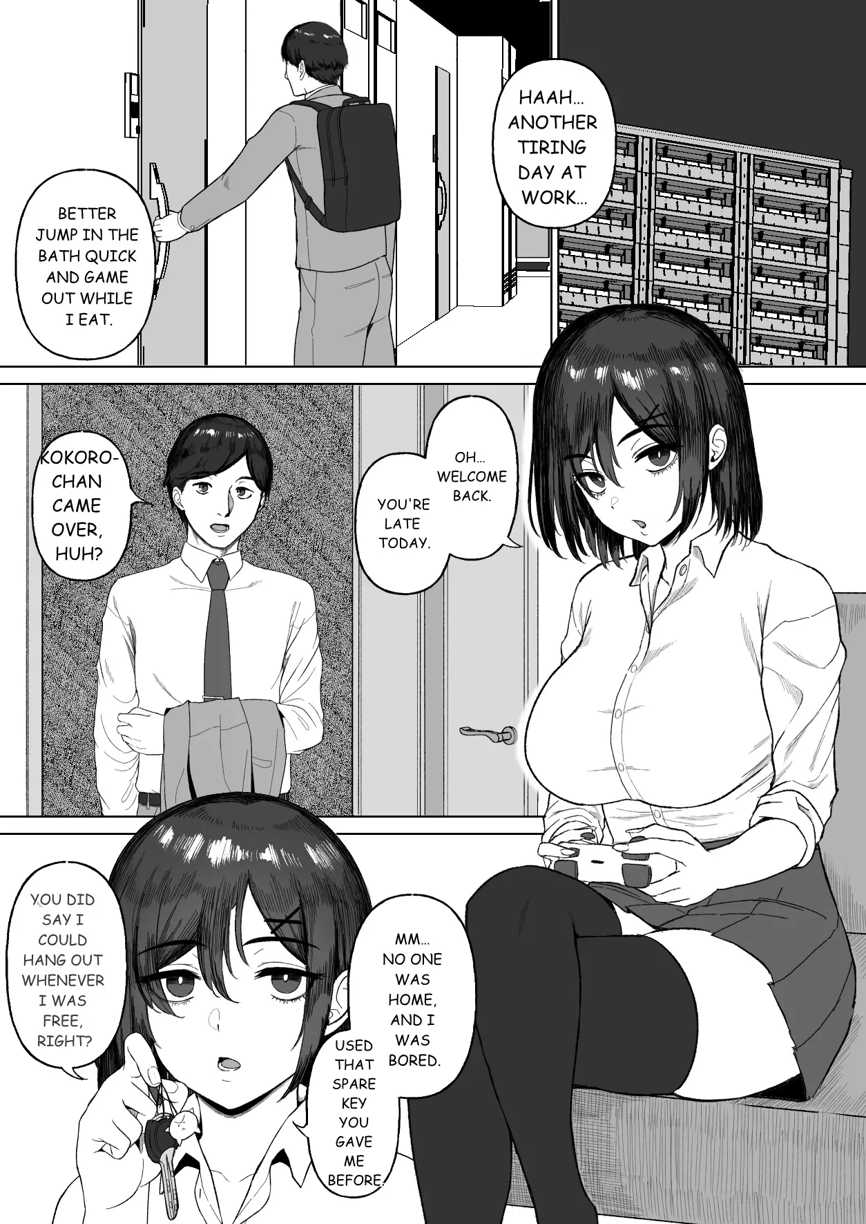 Otonari no Downer Oyako ni Shiboritorareru Hanashi page 2