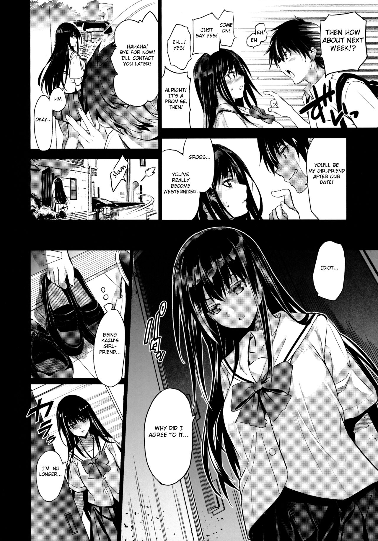 Otonari no Nie Ni Chichi ni Enko o Shiirareru Osananajimi page 6