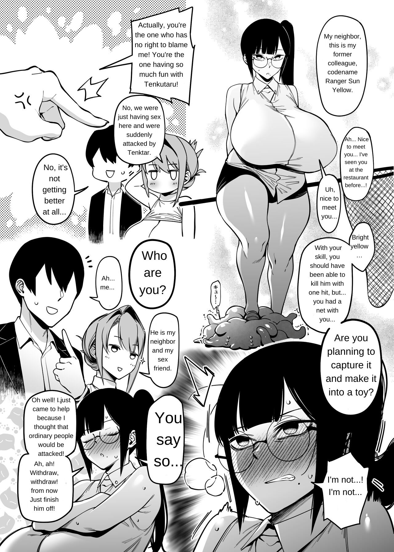 Otonari-san wa Yami Soshiki ni Nikutai Kaizou sareta Moto Seigi Sentai Member deshita 3 page 27