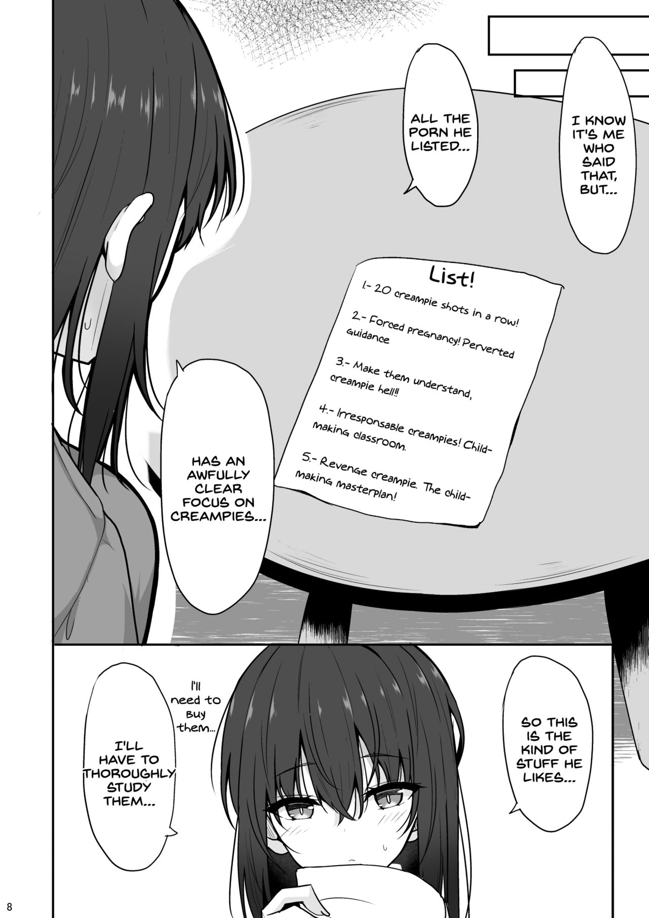 Otonashii Kanojo ga AV Satsuei Gokko de Nakadashi ga Daisuki na Dosukebe ni Naru made page 7