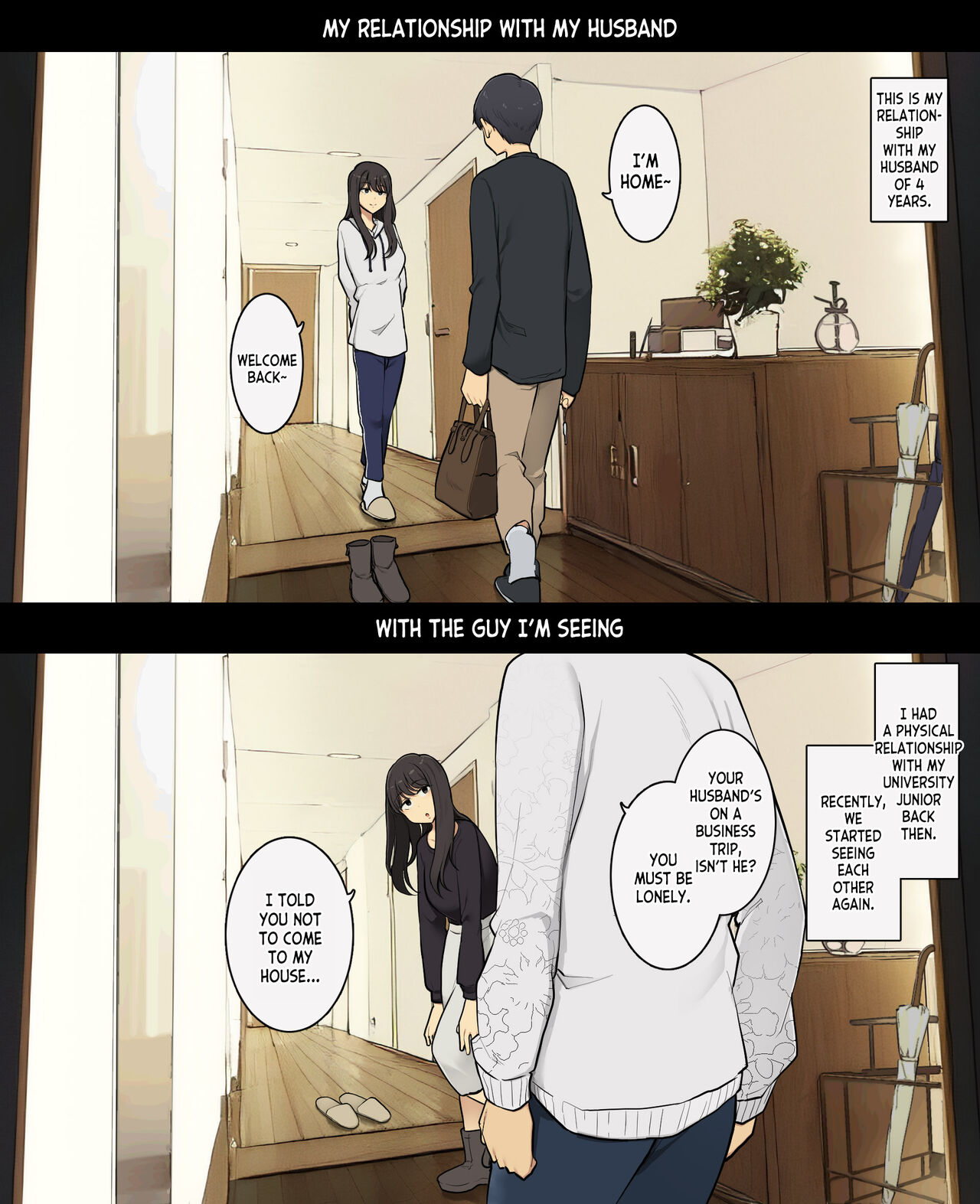 Otto to no kankei, furin aite to no kankei page 1