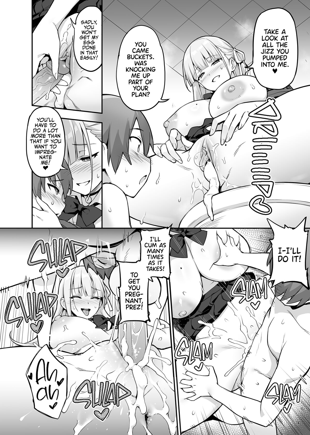 Our Beloved School Prez's TITS are too BIG! page 15