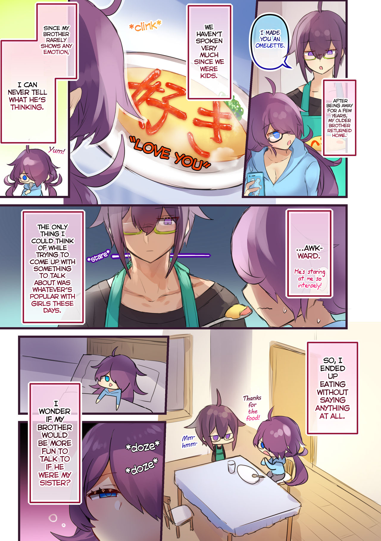 Our genders flipped and big brother gave me a titjob. page 2
