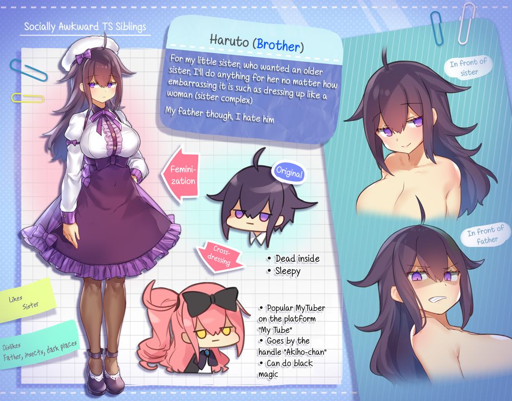 Our genders flipped and big brother gave me a titjob. page 28