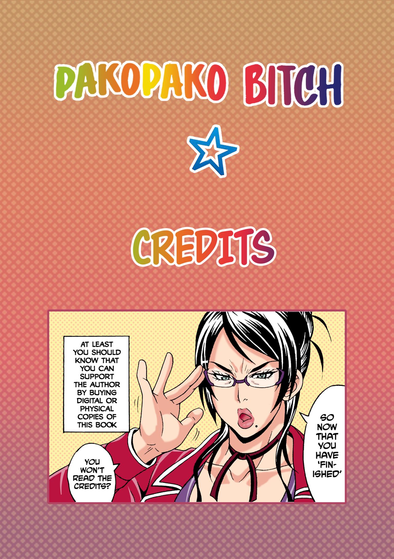 Pakopako Bitch ~Megamori! Mashimashi! Dosukebe Niku~ + Toranoana Leaflet page 189