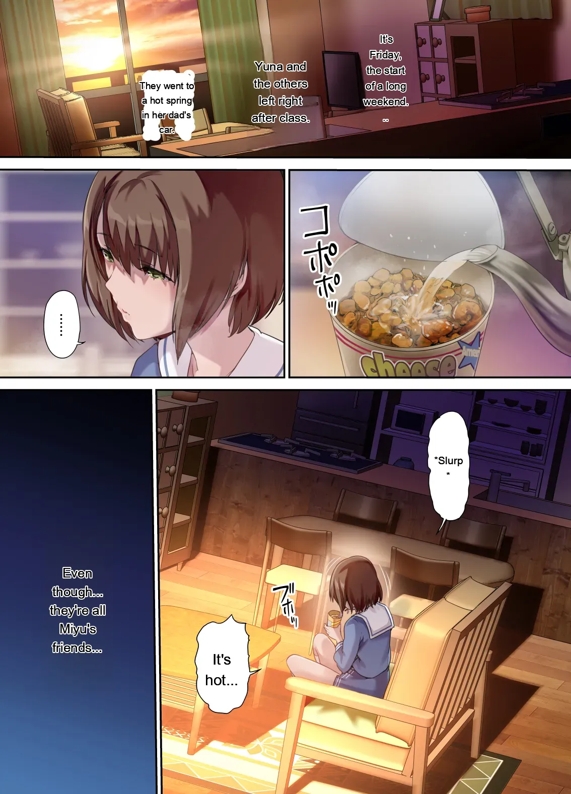 Papa no Shinshitsu wa Musume Tomodachi no Tamariba 3 -Konyoku Onsen Hen- page 2