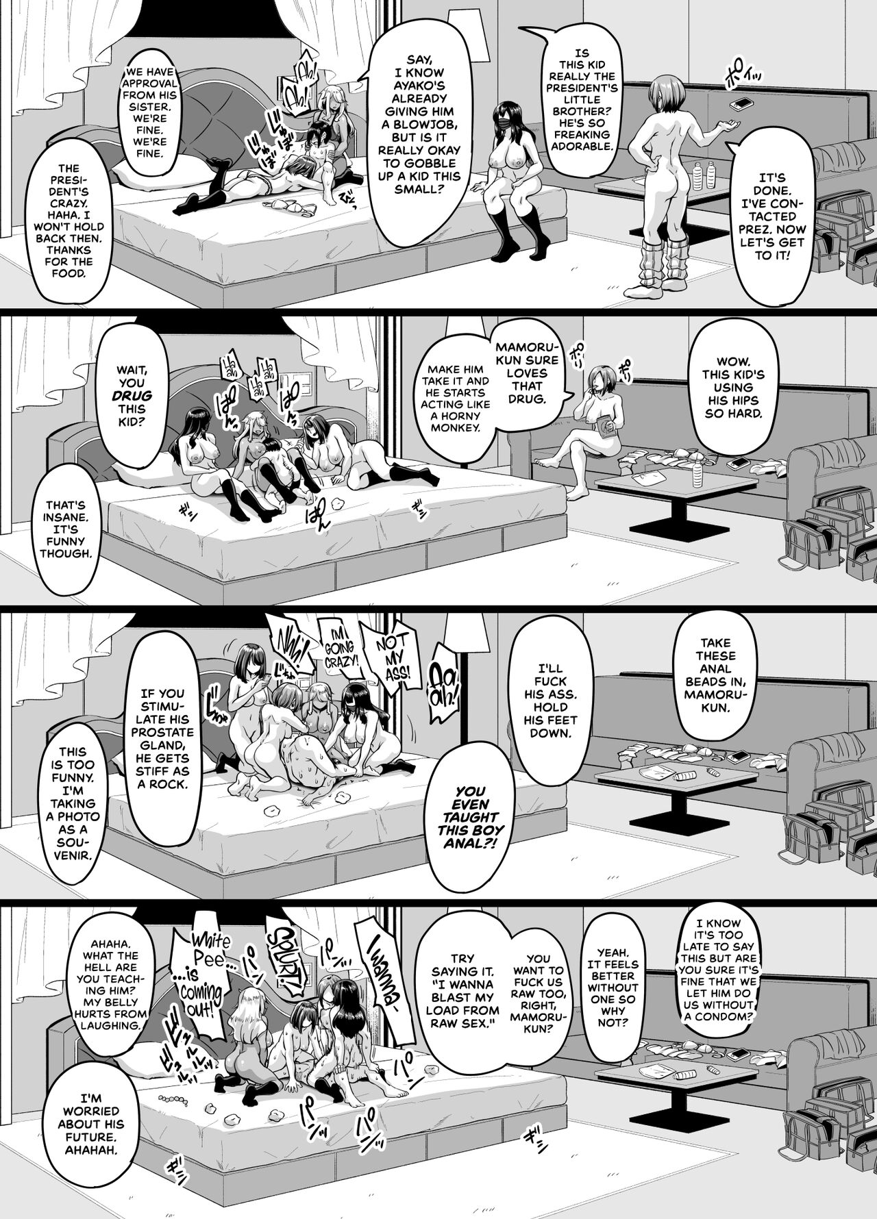 Papakatsu Bitch no Atashi-ra ga Anta no Otouto o Katte Mesuiki Yarichin-kun ni Shite Kawaigatte Ageru page 31