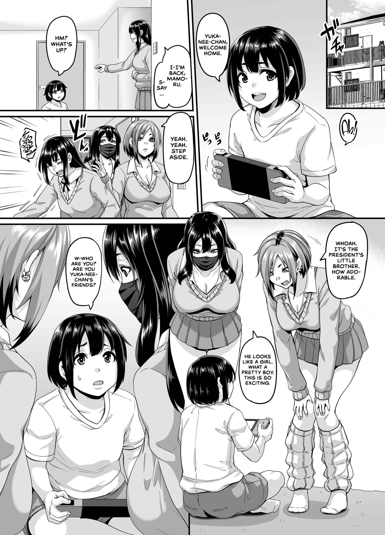 Papakatsu Bitch no Atashi-ra ga Anta no Otouto o Katte Mesuiki Yarichin-kun ni Shite Kawaigatte Ageru page 4