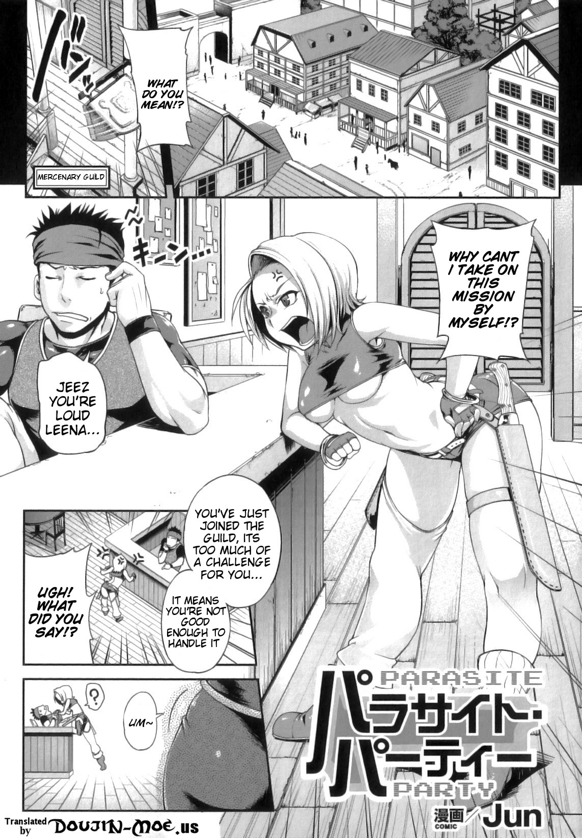Parasite Party Ch. 1-2 page 1