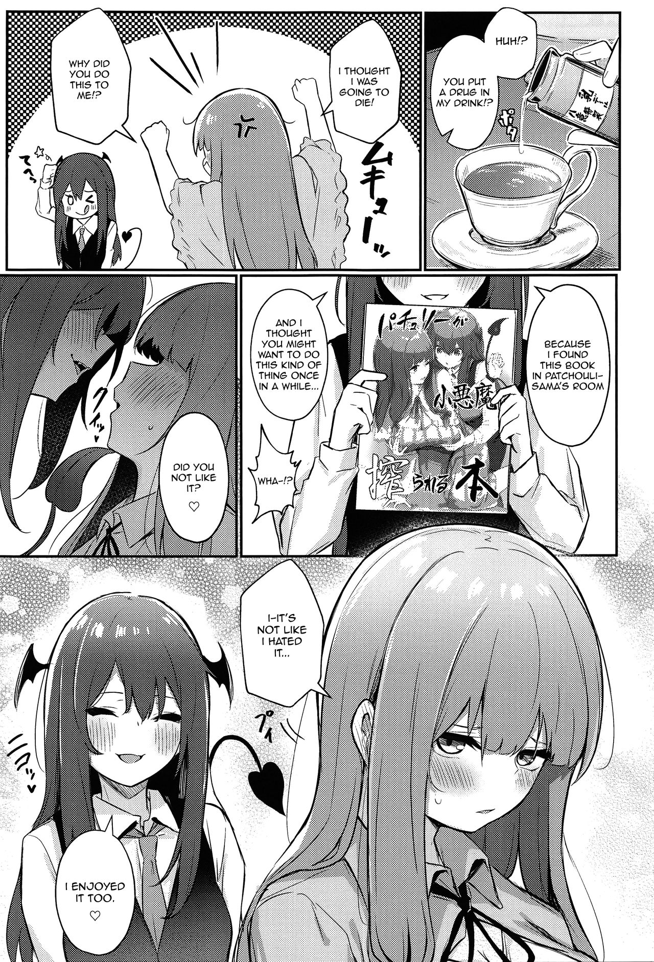Patchouli ga Koakuma ni Shiborareru Hon page 24