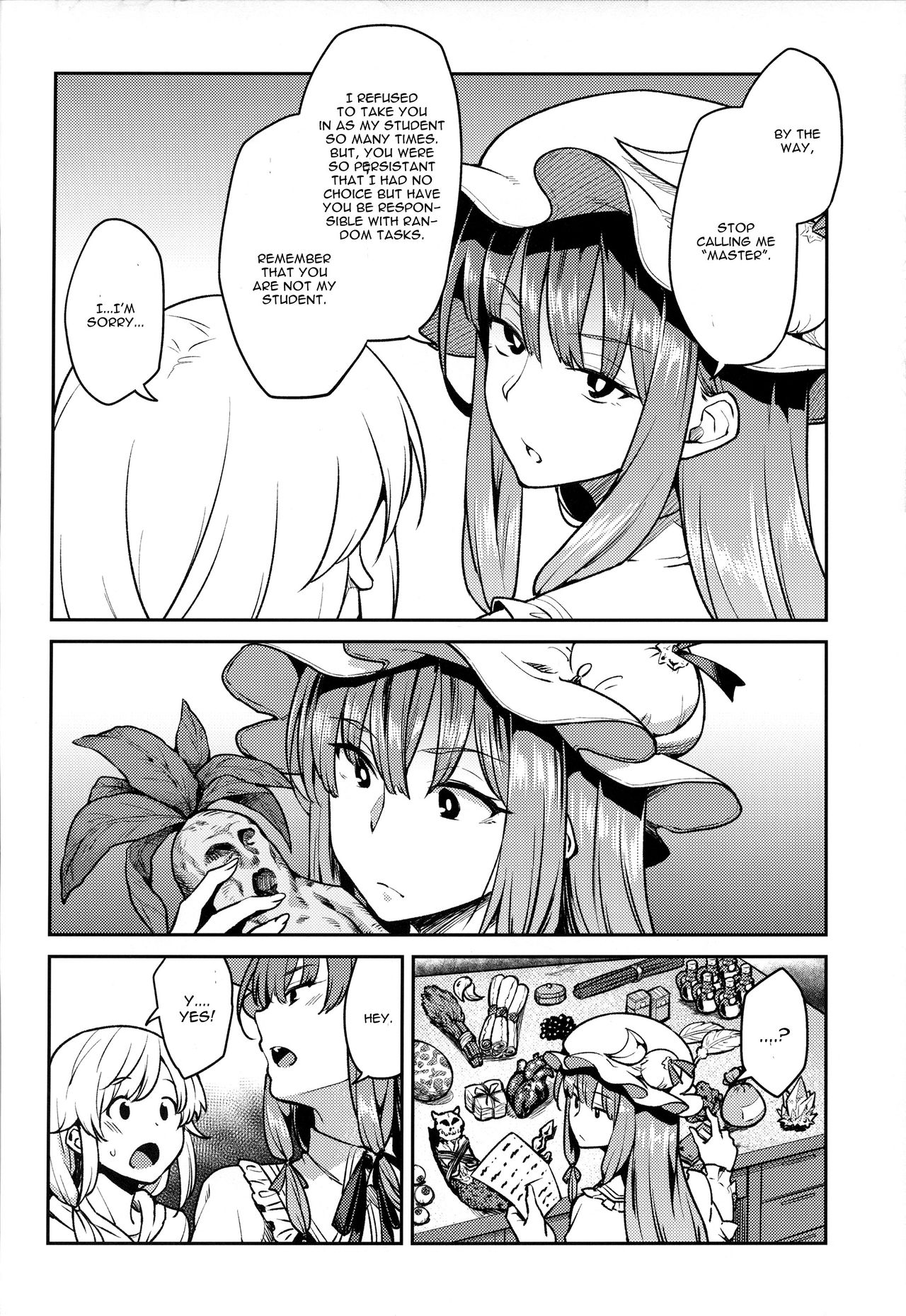 Patchouli-sama to page 3