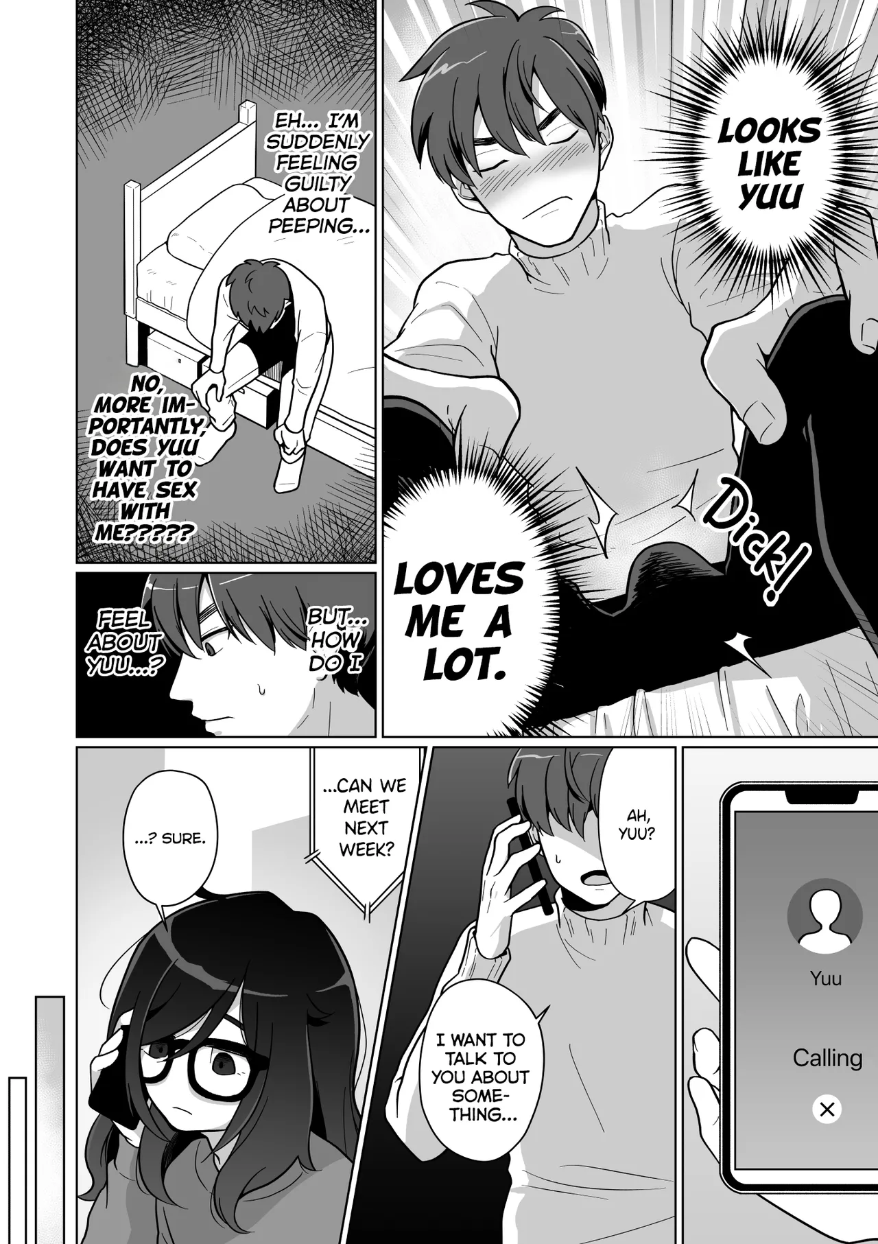 Peeping at The Sex Life of my Hikikomori Childhood Friend! page 36