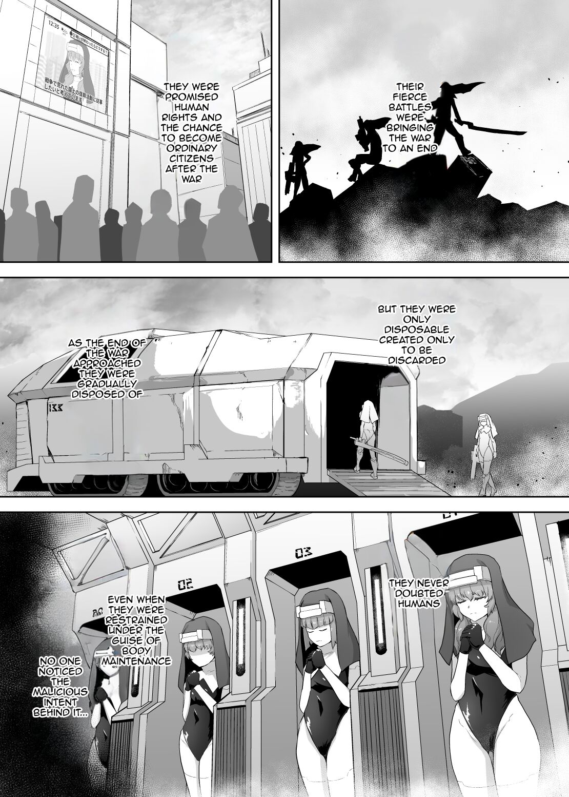 Personality Disposal Android ~Fought for Humanity, Only to Be Thrown Away~ page 4