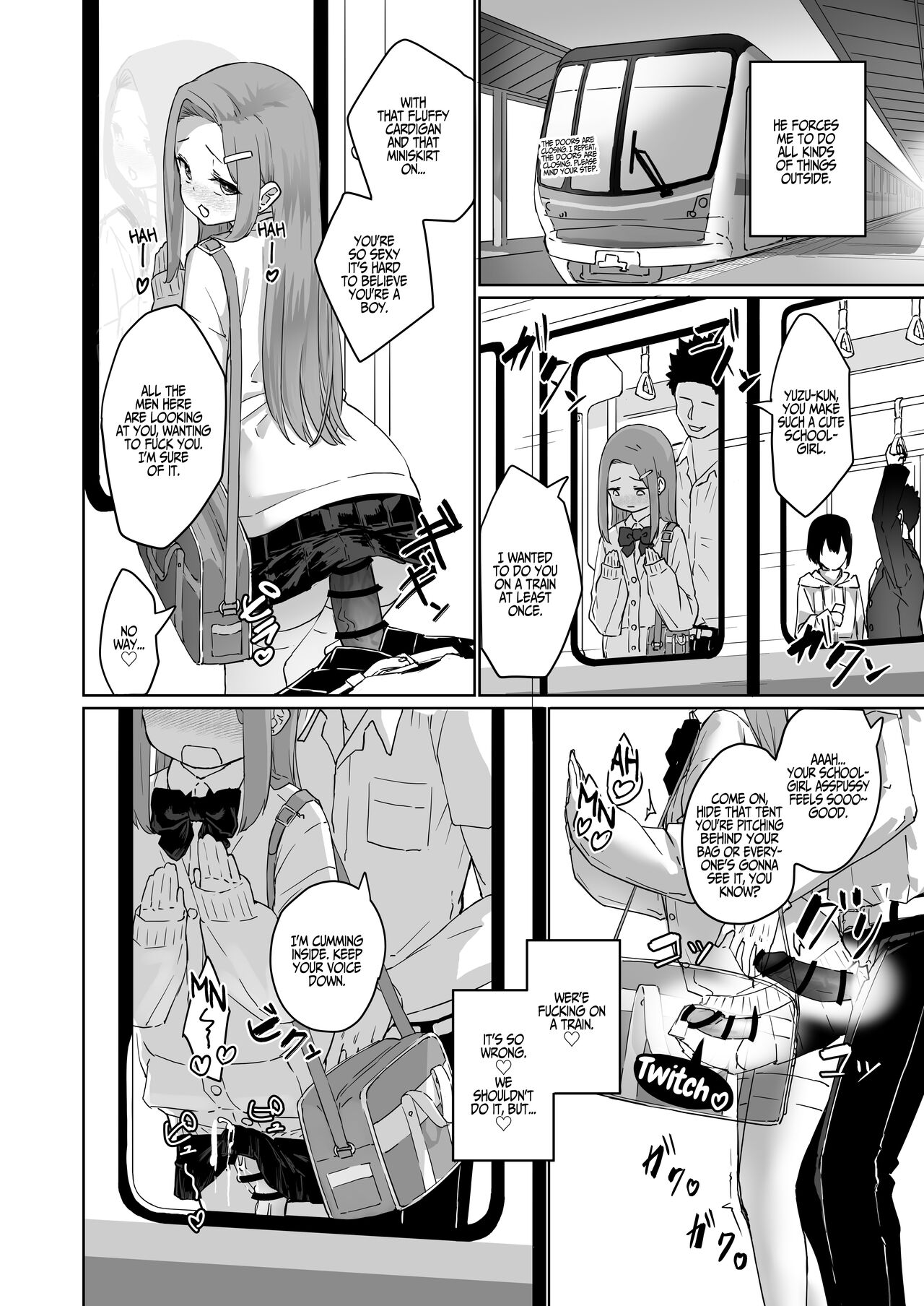 Perverted Pretty Boy's Heart-thumping Outdoor Crossdressing Debut page 21