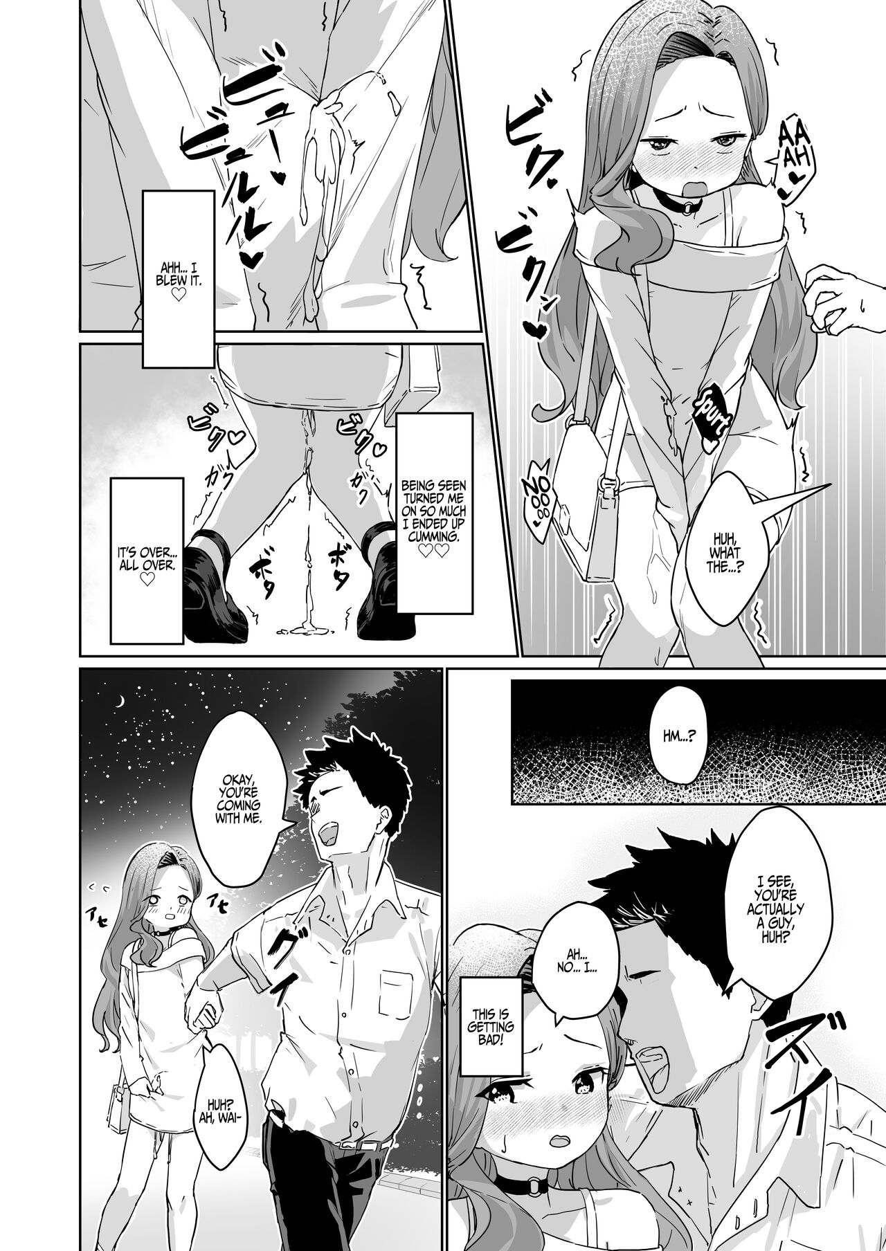 Perverted Pretty Boy's Heart-thumping Outdoor Crossdressing Debut page 7