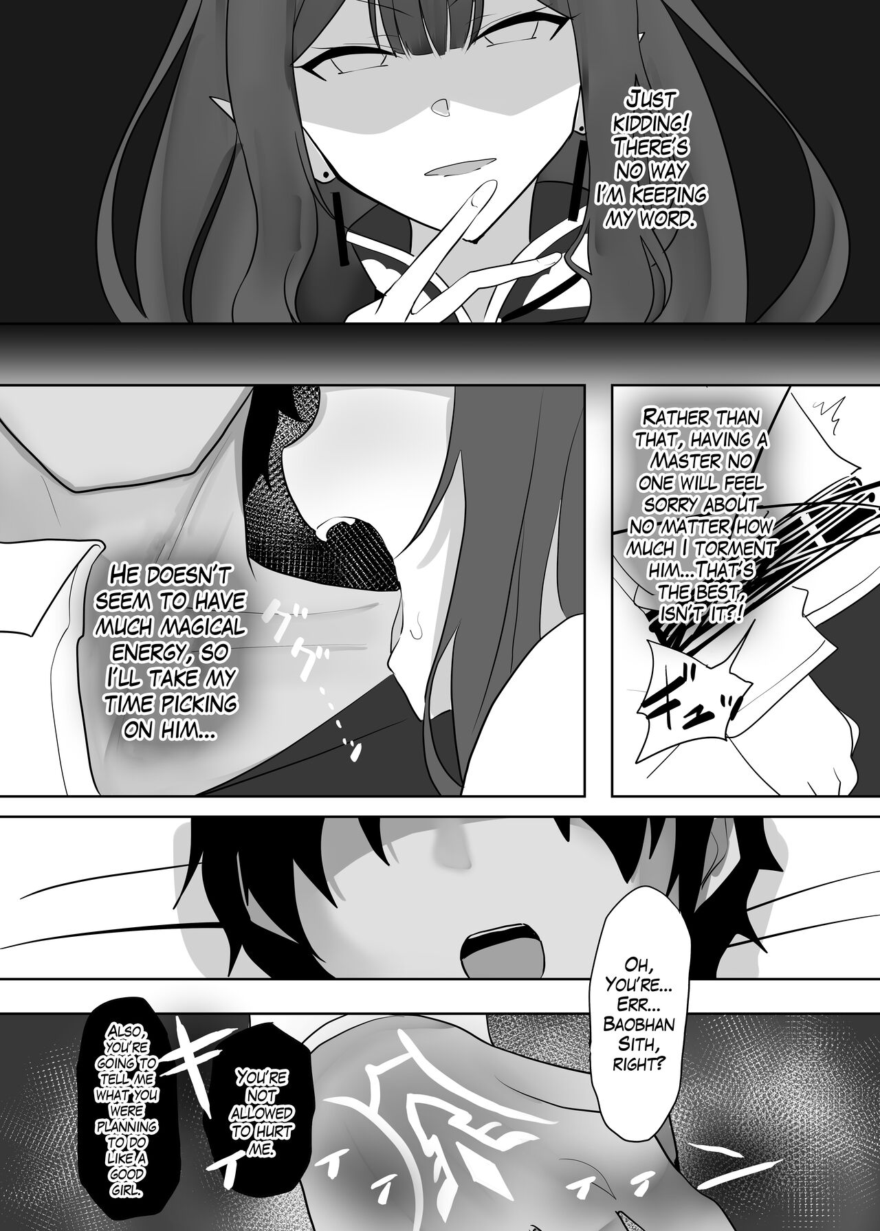 Picking on Fairy Knight Trsitan page 4