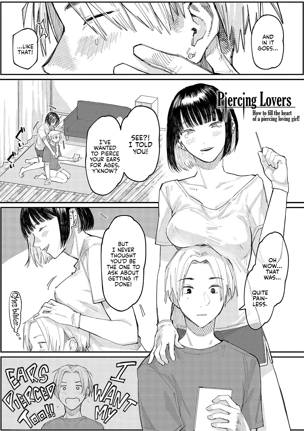 Piercing Lovers - How to fill the Heart of a Piercing Loving Girl page 1
