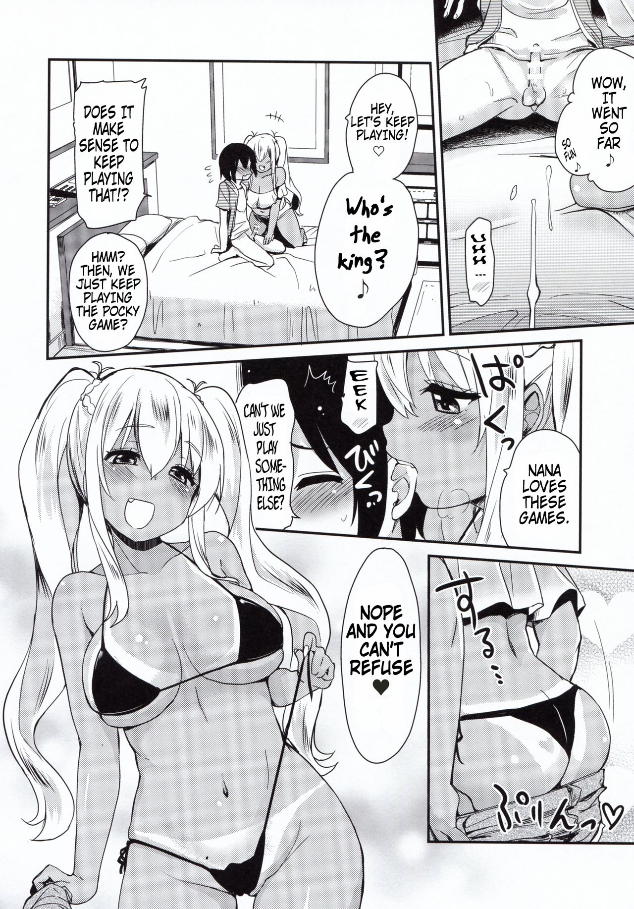 Playing the King's Game With a Tanned JK Onee-san page 12