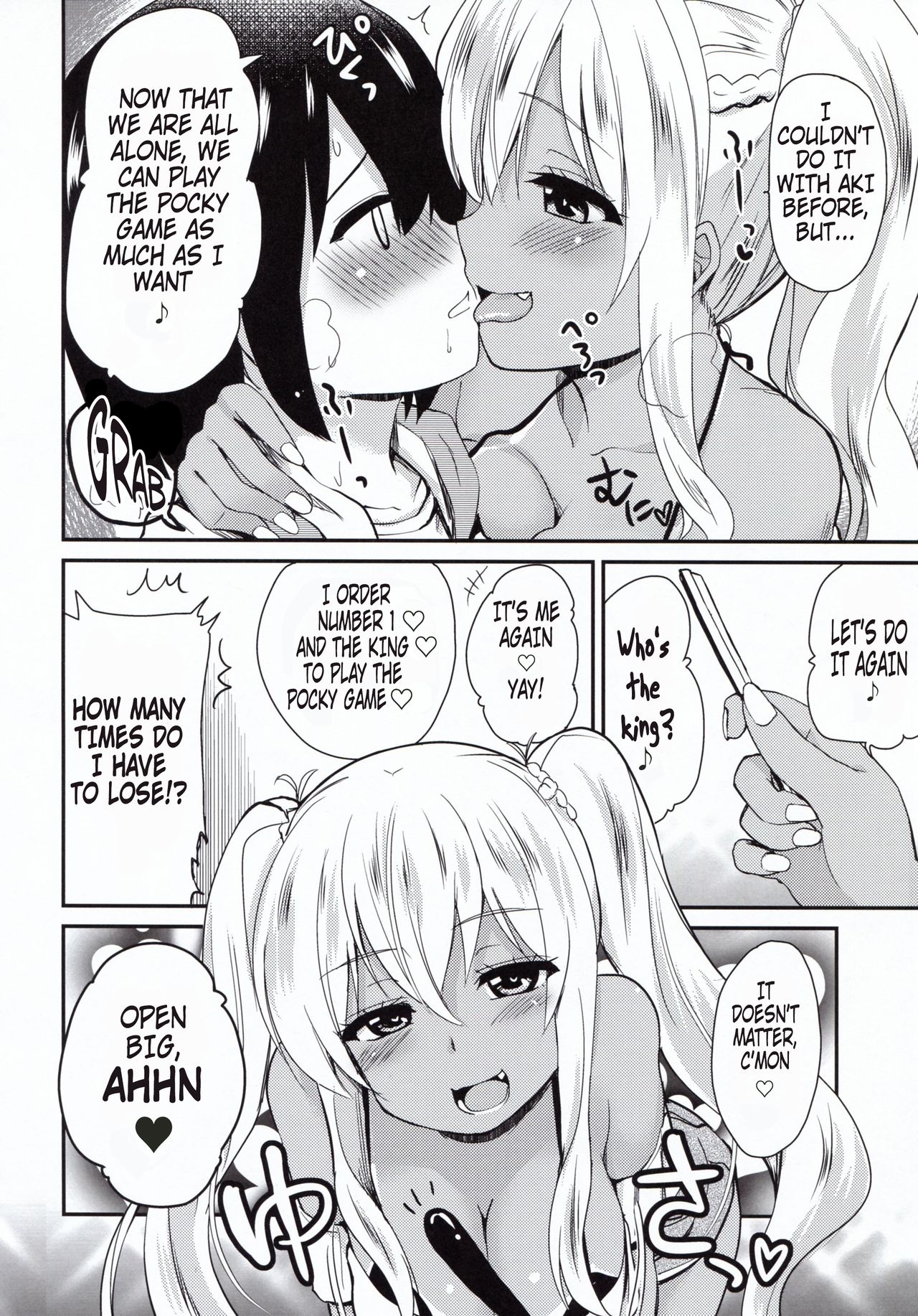 Playing the King's Game With a Tanned JK Onee-san page 8