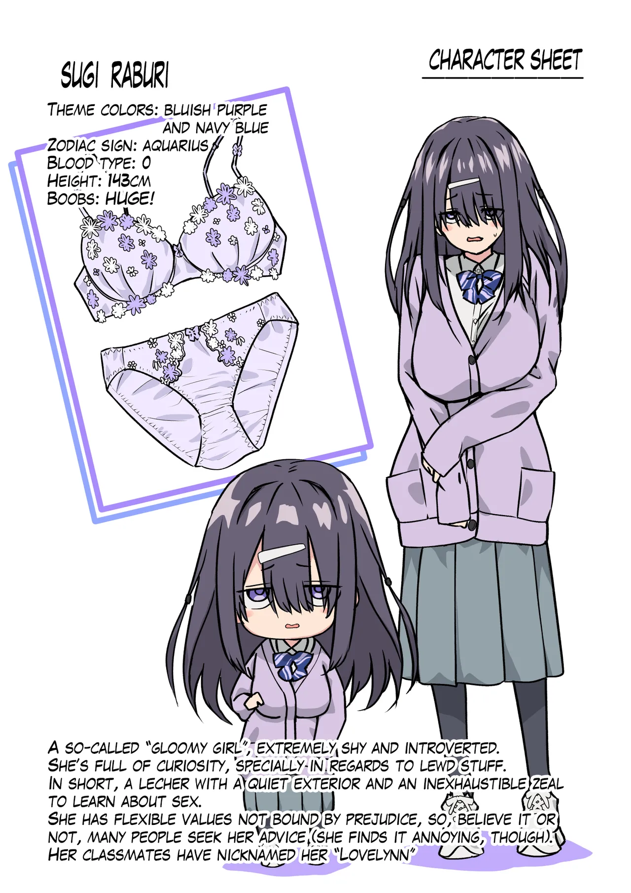 Please Forgive this Gloomy Girl for Being Such a Huge Pervert page 37