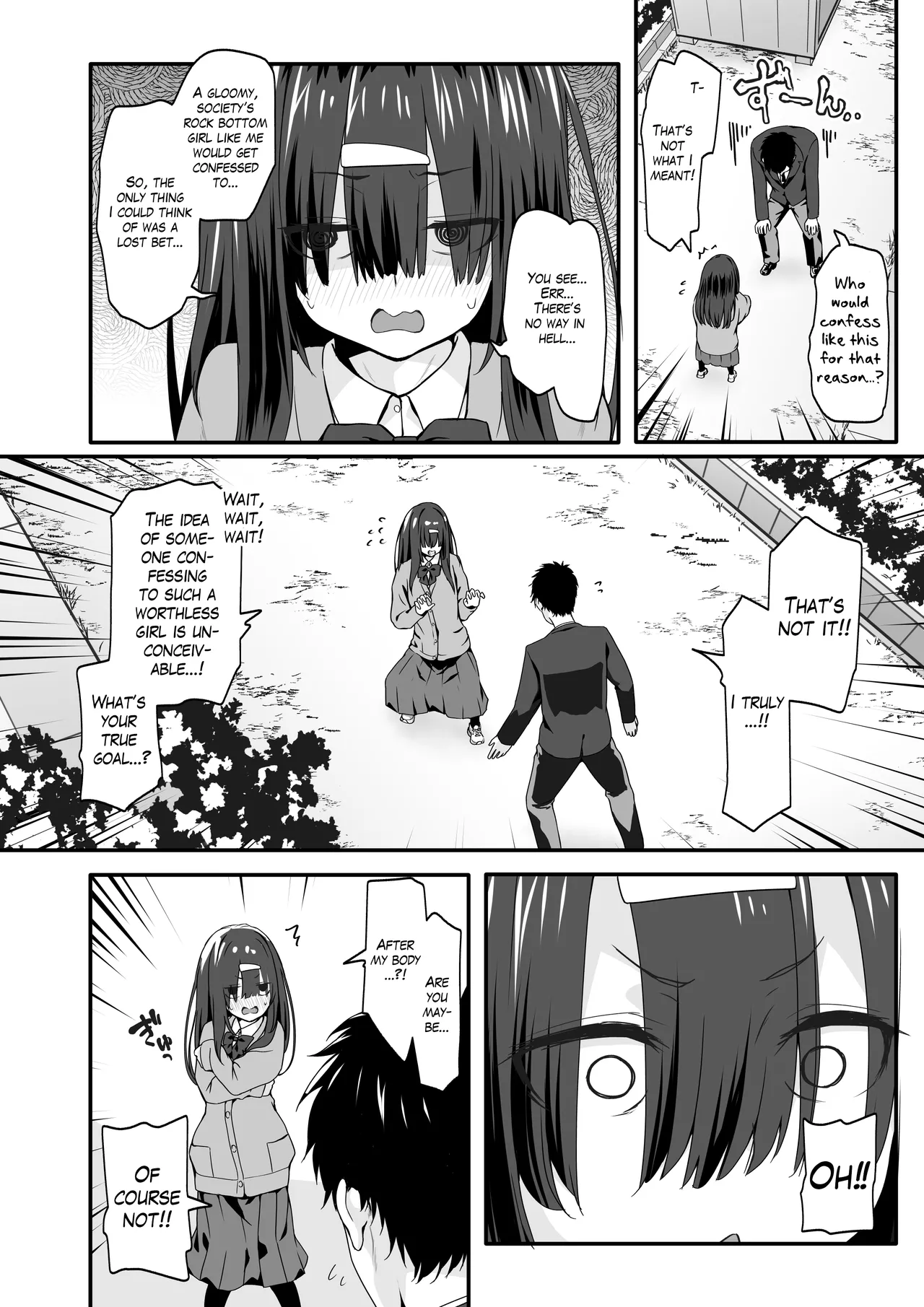 Please Forgive this Gloomy Girl for Being Such a Huge Pervert page 4