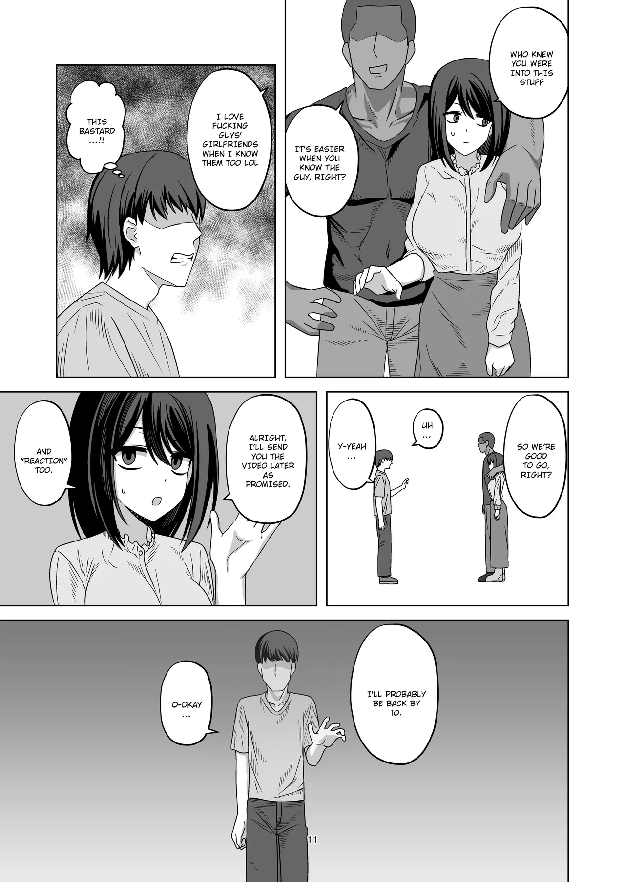 Poker Faced Girlfriend's Cuckolding and Breeding page 11