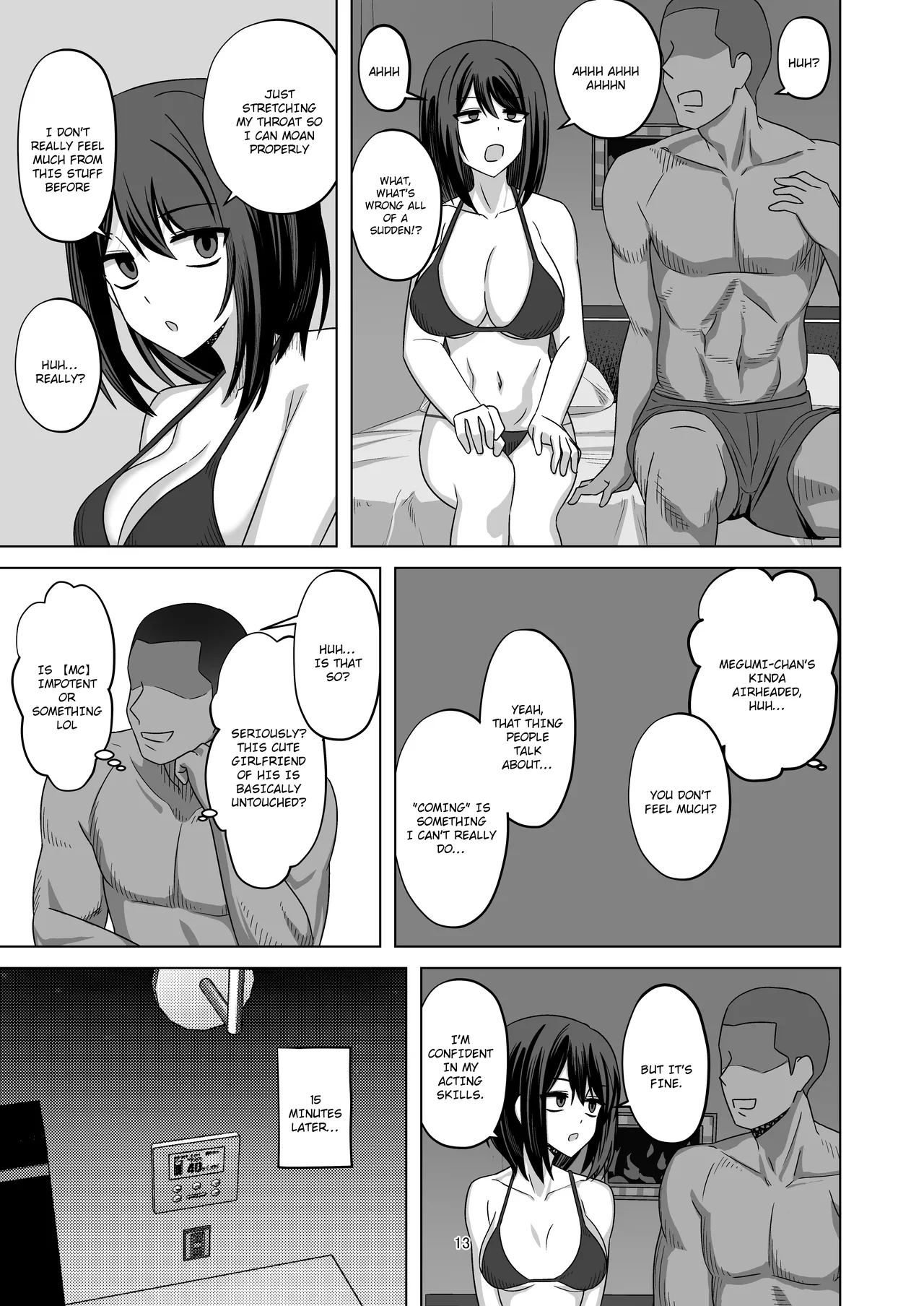 Poker Faced Girlfriend's Cuckolding and Breeding page 13