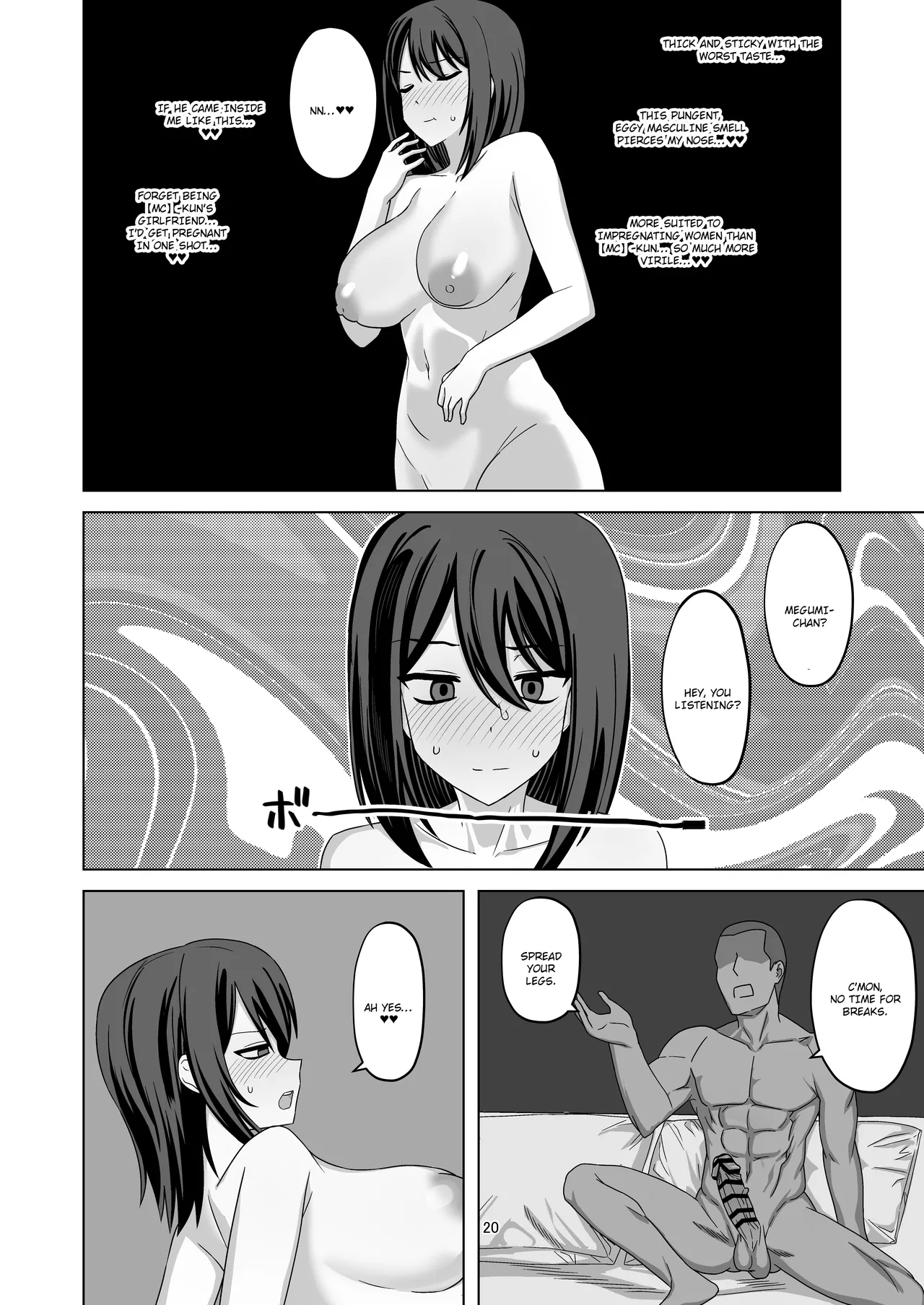 Poker Faced Girlfriend's Cuckolding and Breeding page 20