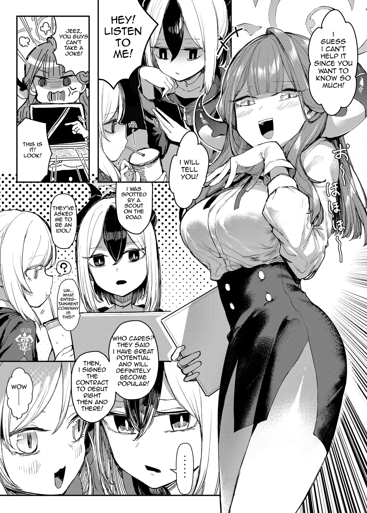 President Aru Makes Her Idol Debut!？ page 3