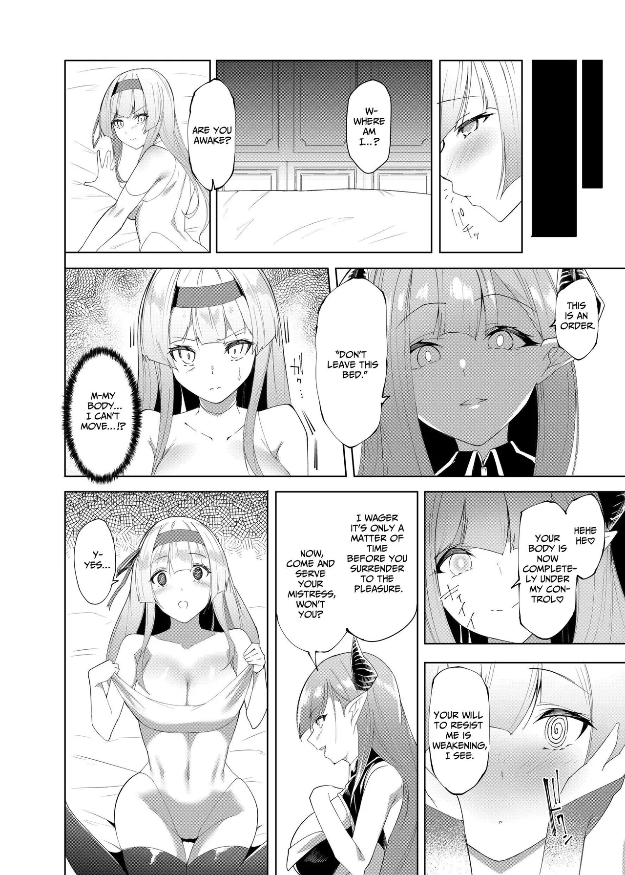 Princess Fetishism -A story of a princess knight whose feet and armpit are trained by a demon and becomes a perverted demon.- page 13