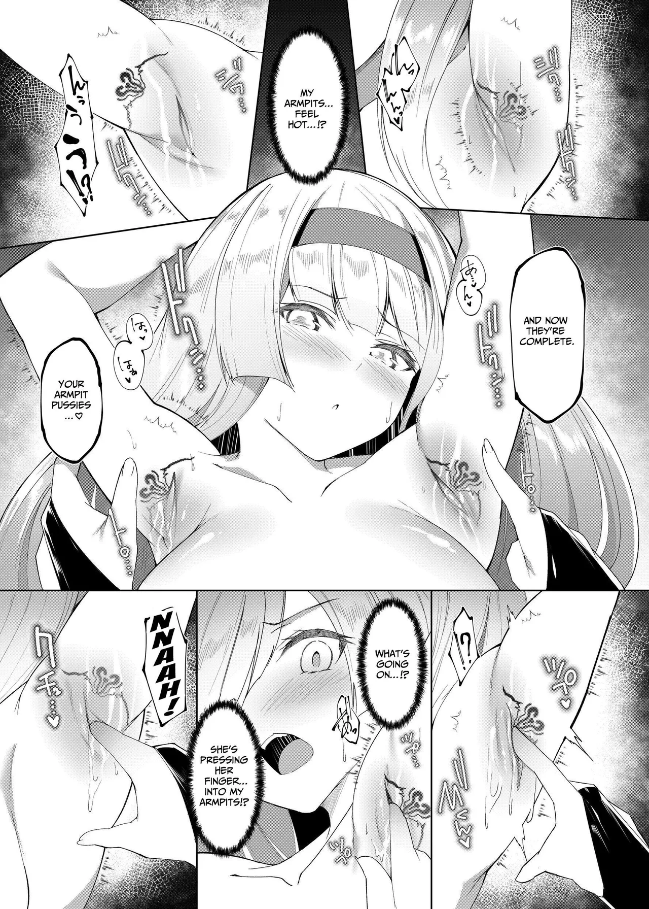 Princess Fetishism -A story of a princess knight whose feet and armpit are trained by a demon and becomes a perverted demon.- page 18