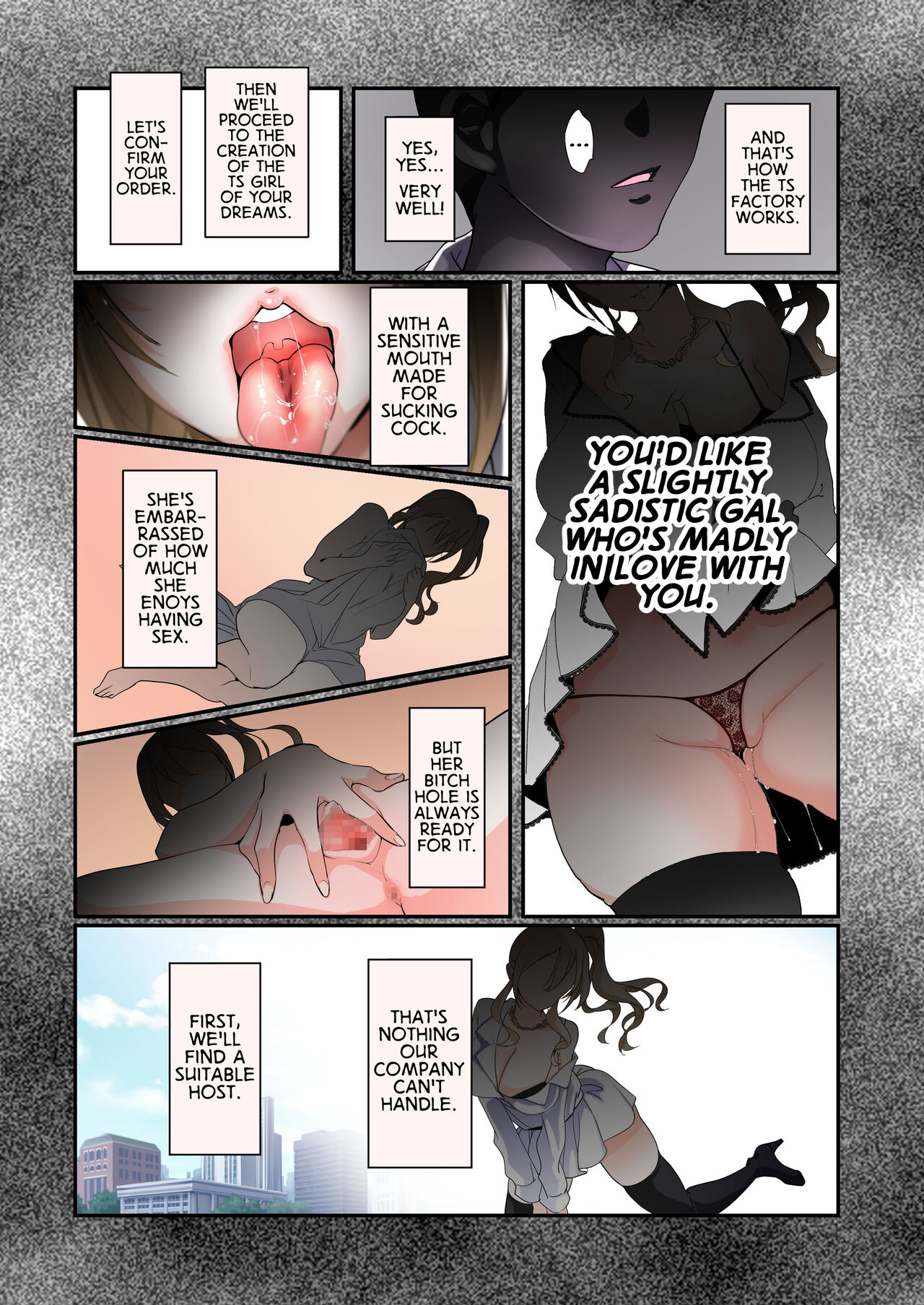 Production Process for a Single Lewd Girl on the TS Onahole Factory. With Some Aftermath page 4