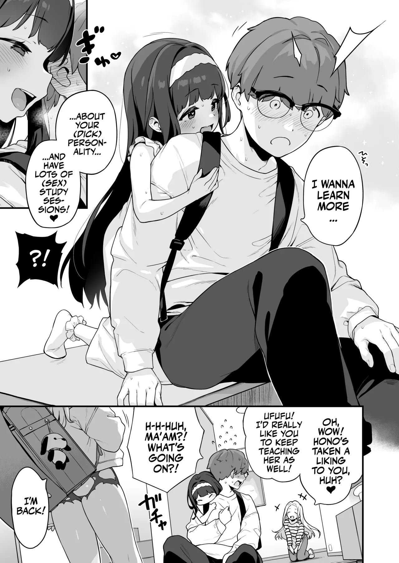 Professional Shliker Honoka-san Wanna Study Up On Her Tutor's Cock! page 57