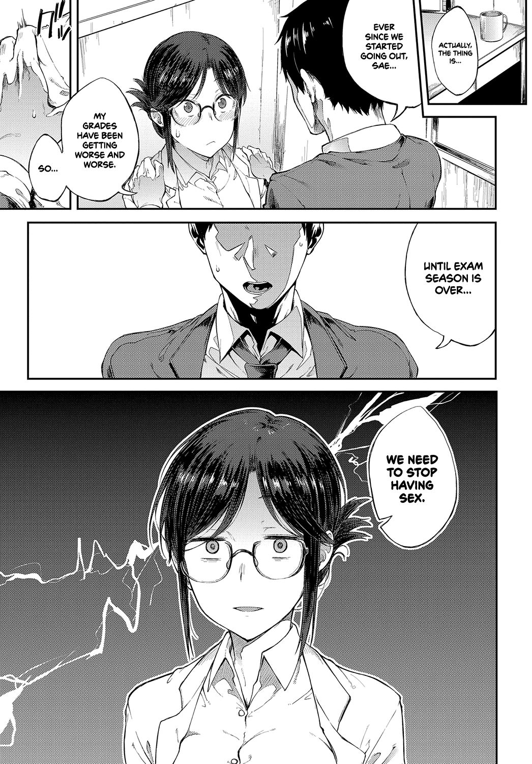 Professor Sae Can't Hold Herself Back page 3