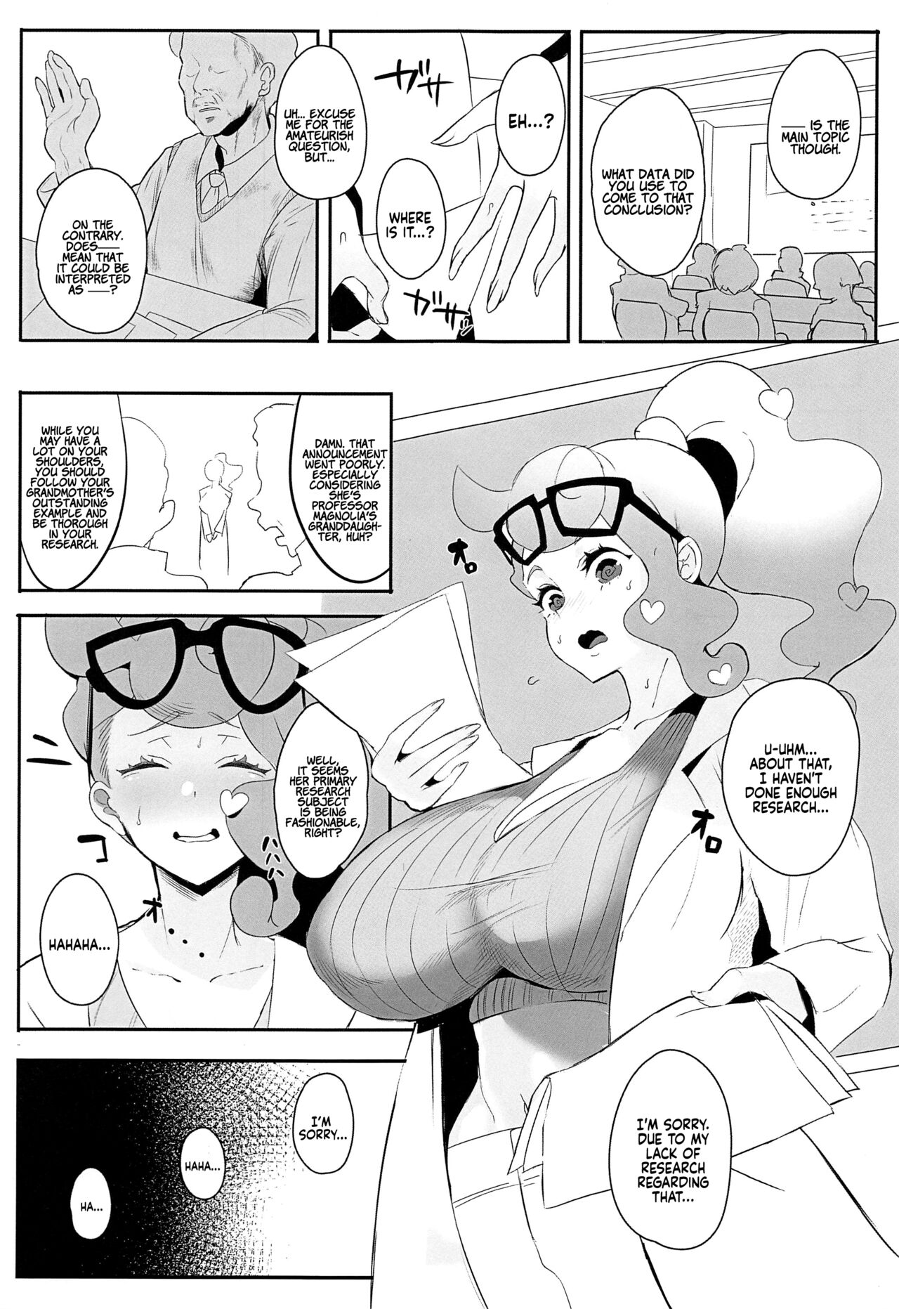 Professor Sonia is Pent-Up page 2