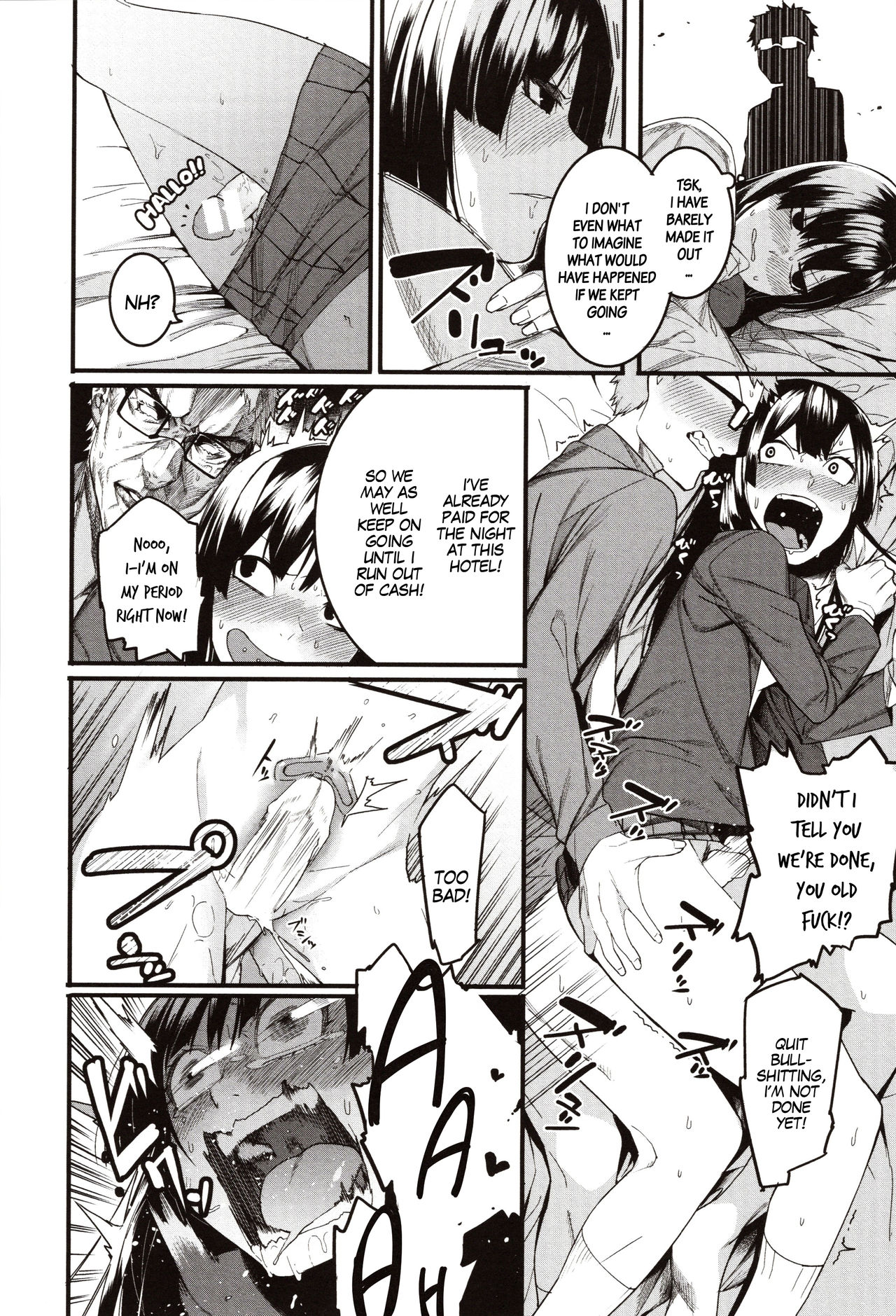 Punishment for Mizuha! Ch. 1-4 page 17