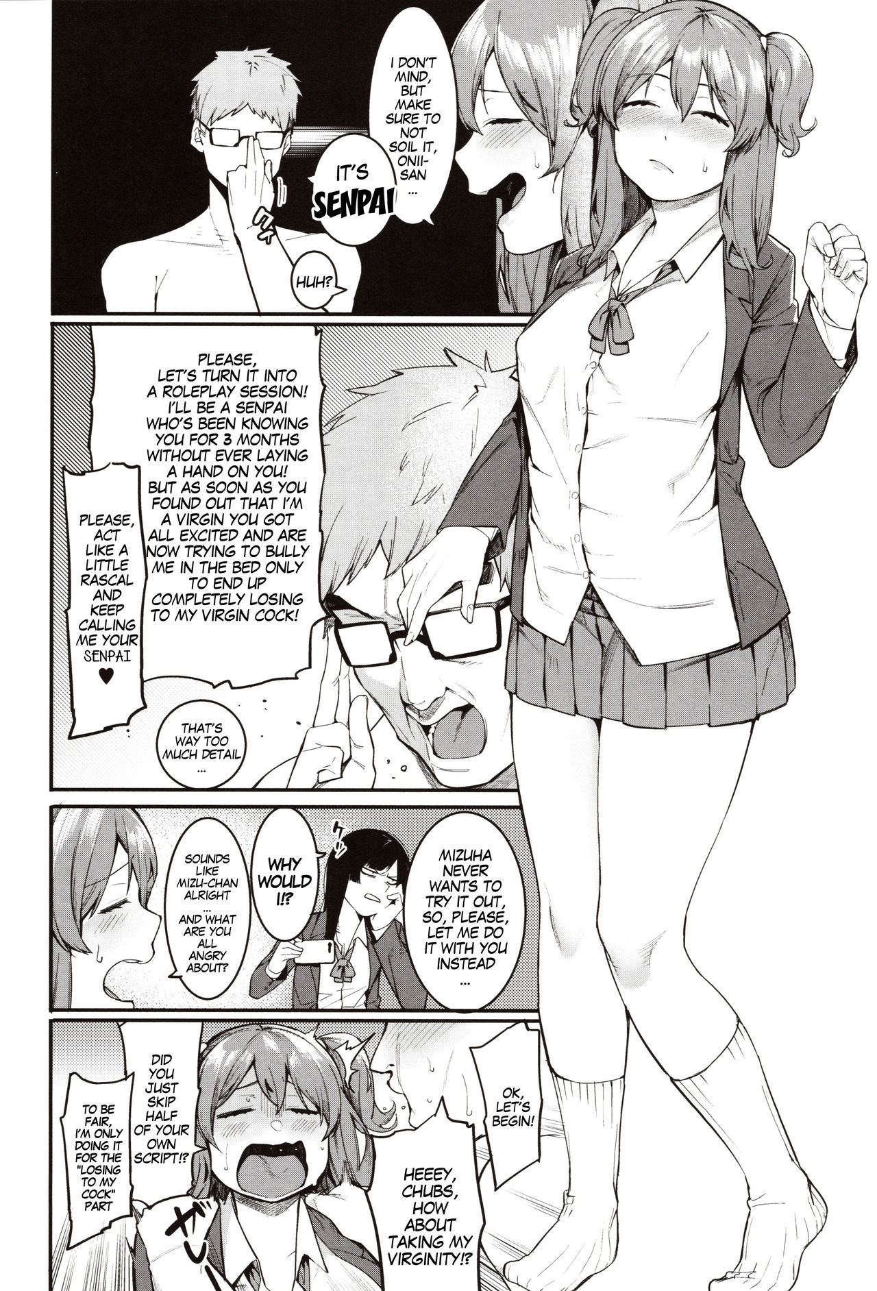 Punishment for Mizuha! Ch. 1-4 page 49