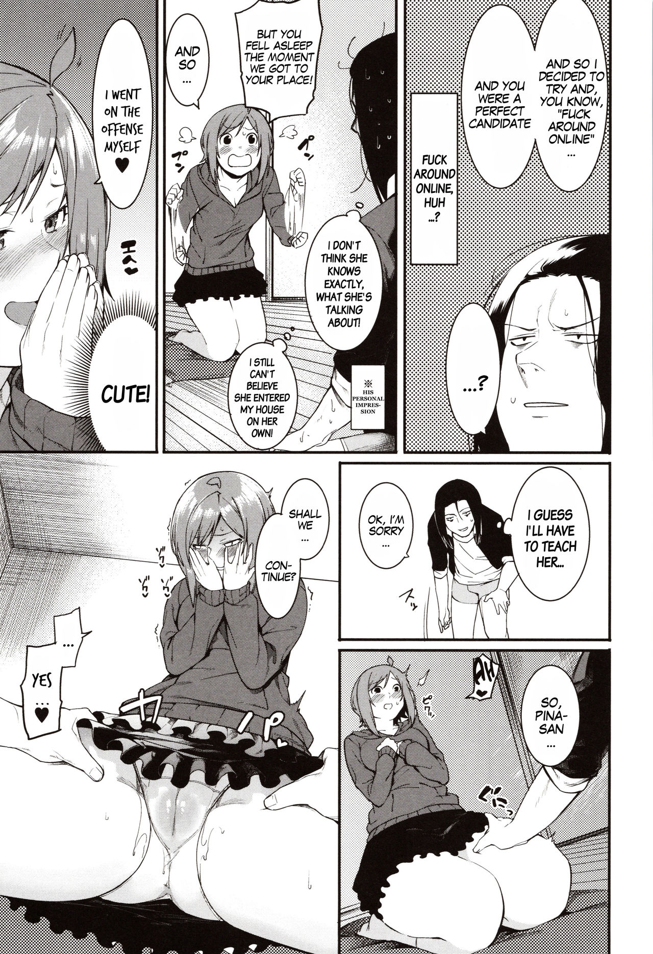 Punishment for Mizuha! page 154