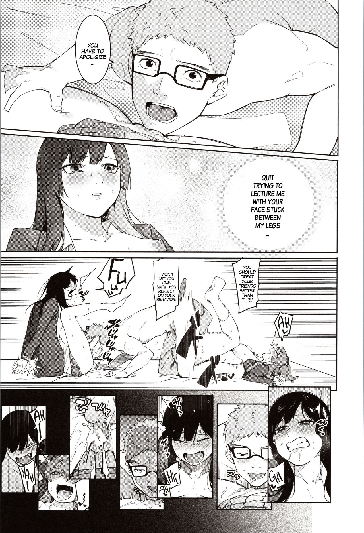 Punishment for Mizuha! page 74