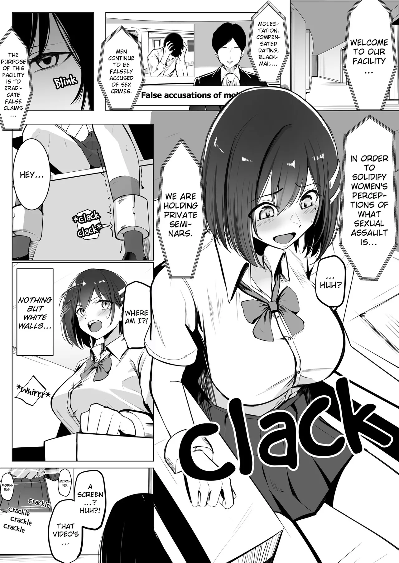 Punishment Game - Training up a Cheeky Girl at a Sex Facility. page 2