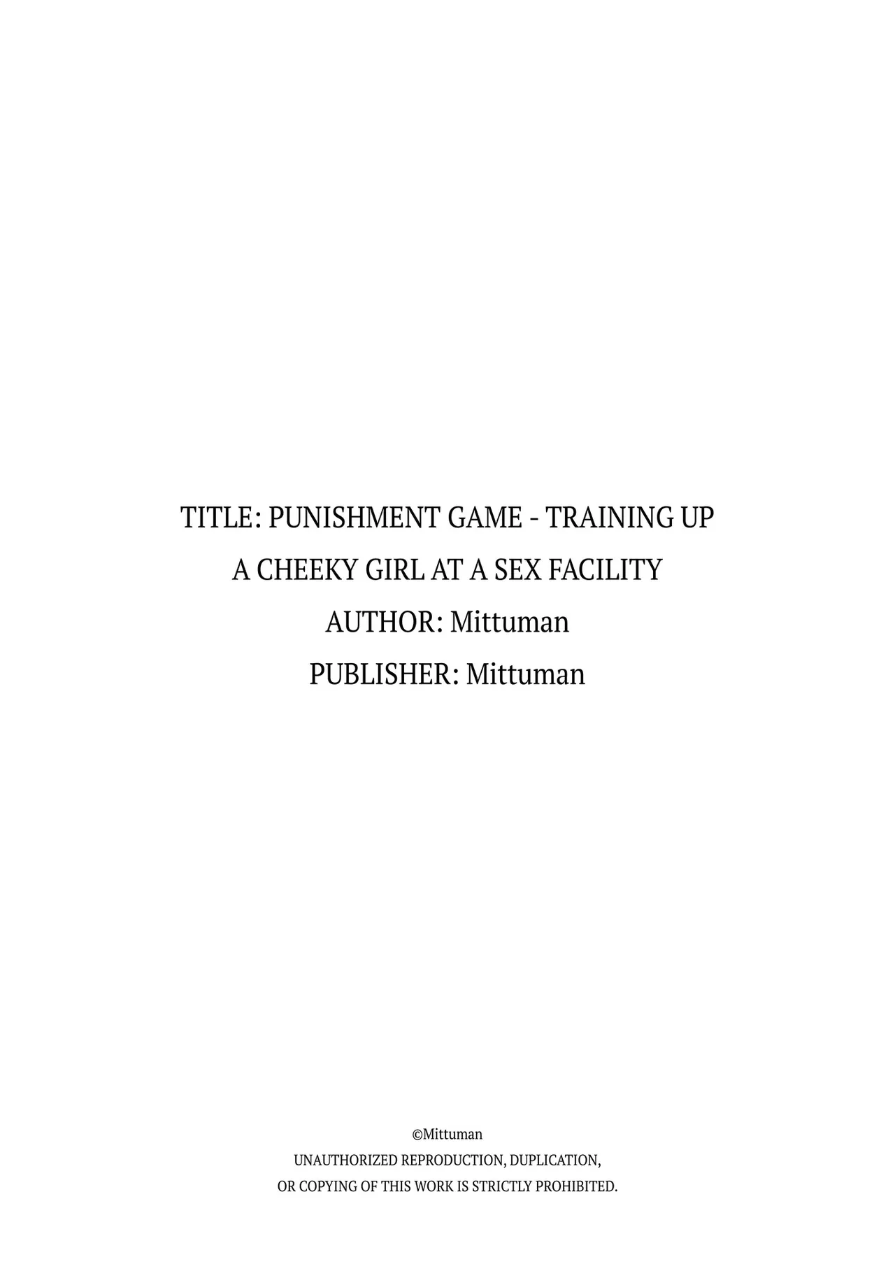 Punishment Game - Training up a Cheeky Girl at a Sex Facility. page 43